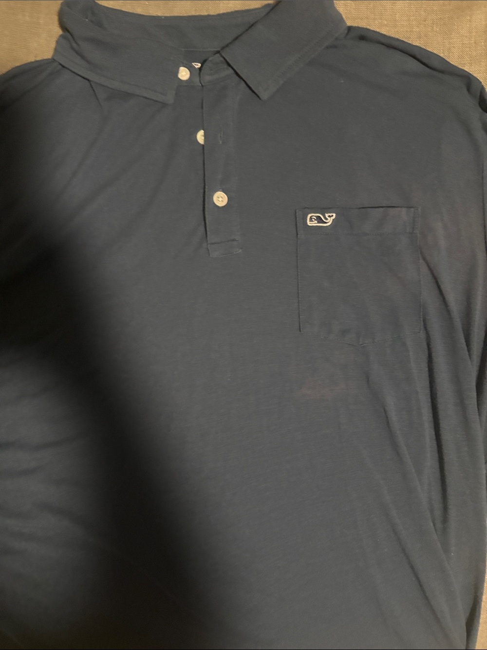 Vineyard Vines Men's Dark Navy Pocket Polo